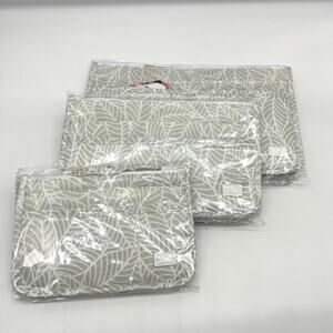 Periea Set of 3 Purse Organizers with Gift Bags  Seafoam Waves